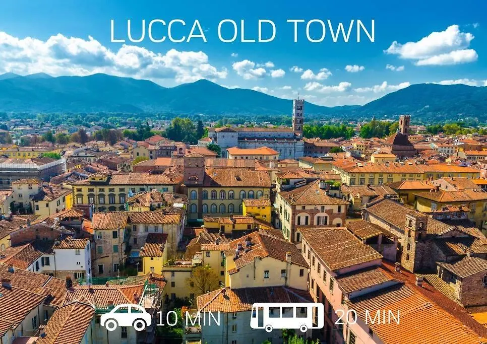 *Villa Giusti Liberty Home* Spa Bbq Wifi Parking Lucca 0*,  Italy